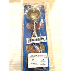 NWT Cookie Scoop, Stainless Steel Ice Cream Scooper With Trigger